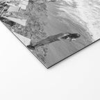 Beach Day in Italy | Black and White Travel Photography in Europe Art Print | Summer on the Coast in Naples Welcome Mat Gallery Image 2
