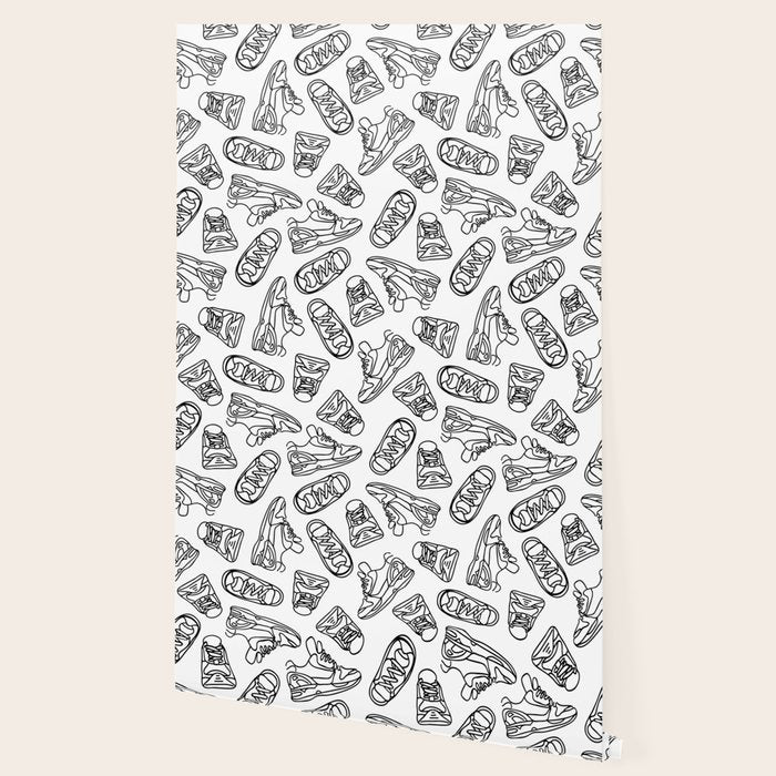 Sneakers // Black & White Wallpaper Gallery Image 2