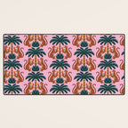 Jaguars and Palm Pattern Desk Mat Gallery Image 3