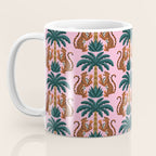 Jaguars and Palm Pattern Coffee Mug Gallery Image 3