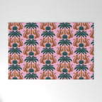 Jaguars and Palm Pattern Welcome Mat Gallery Image 1