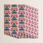 Jaguars and Palm Pattern Wrapping Paper Gallery Image 3