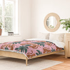 Jaguars and Palm Pattern Duvet Cover Gallery Image 2