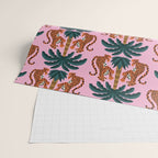 Jaguars and Palm Pattern Wrapping Paper Gallery Image 2