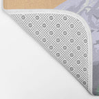 Mount Rainier National Park, Vintage Style Bath Mat Gallery Image 2