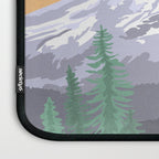 Mount Rainier National Park, Vintage Style Laptop Sleeve Gallery Image 3