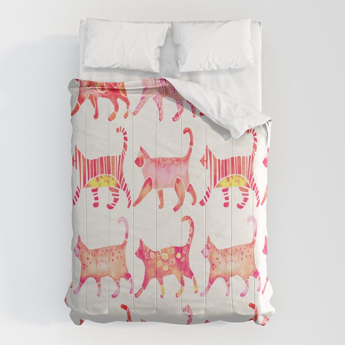 Cat Collection - Pink Palette Comforter Gallery Image 6
