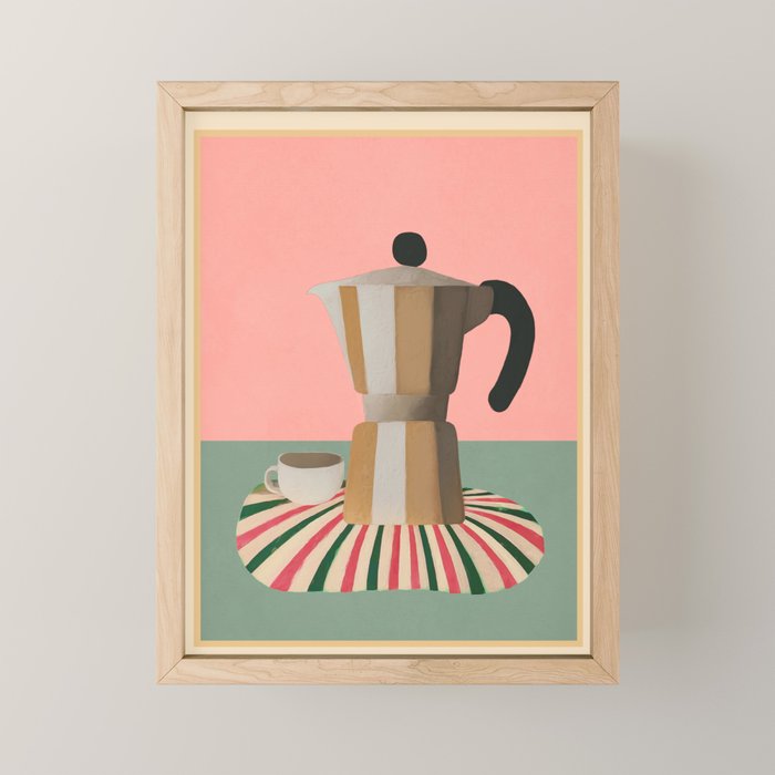 Moka Pot Still Life Mini Art Print Gallery Image 1
