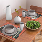 panda orange Placemat Gallery Image 2