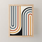 Bold Curvature Stripes IV Mini Art Print Gallery Image 1