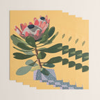 Protea Bloom with Sage Leaves Wrapping Paper Gallery Image 3