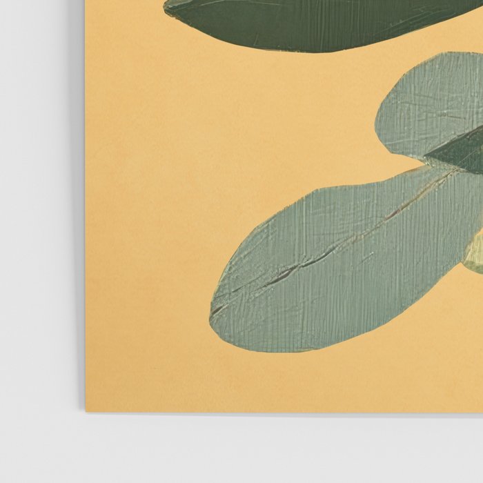 Protea Bloom with Sage Leaves Poster Gallery Image 3
