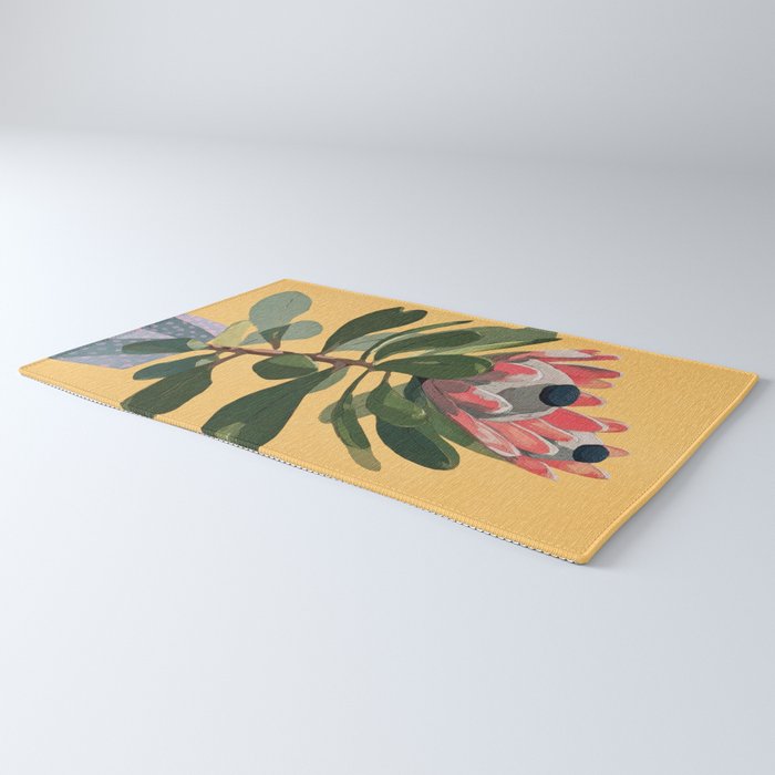 Protea Bloom with Sage Leaves Rug Gallery Image 3