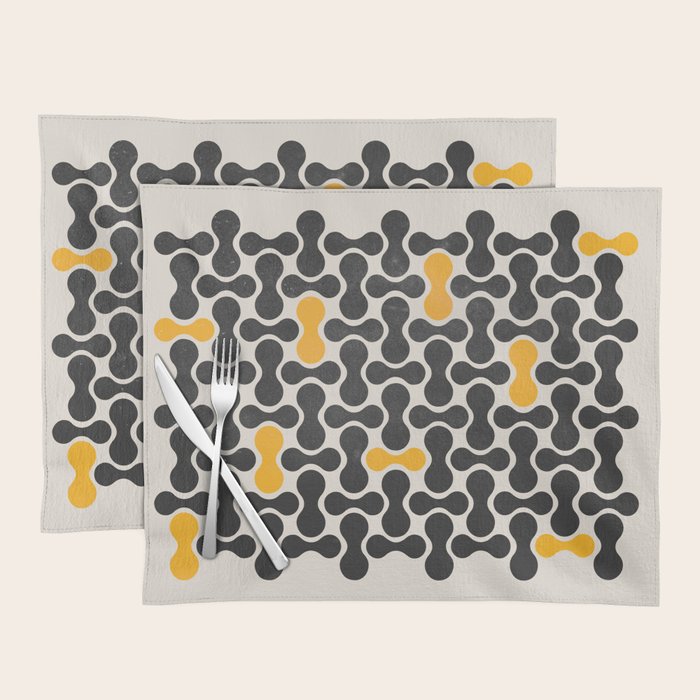 Abstract Mid-Century Pattern Placemat Gallery Image 1