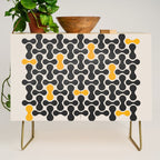 Abstract Mid-Century Pattern Credenza Gallery Image 1