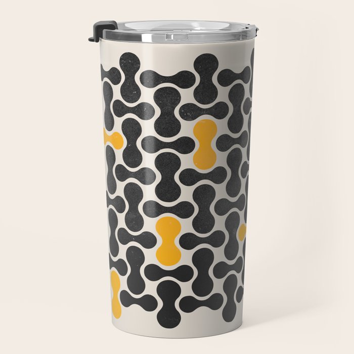 Abstract Mid-Century Pattern Travel Mug Gallery Image 3