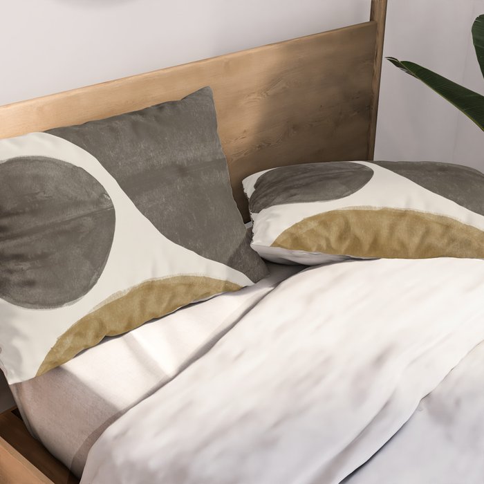 Shape Study Art Pillow Sham Gallery Image 2