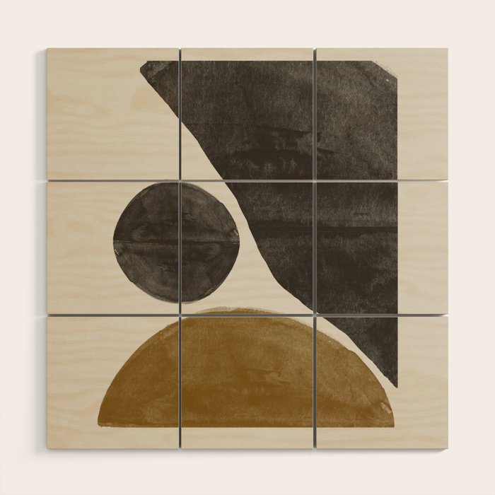 Shape Study Art Wood Wall Art Gallery Image 1