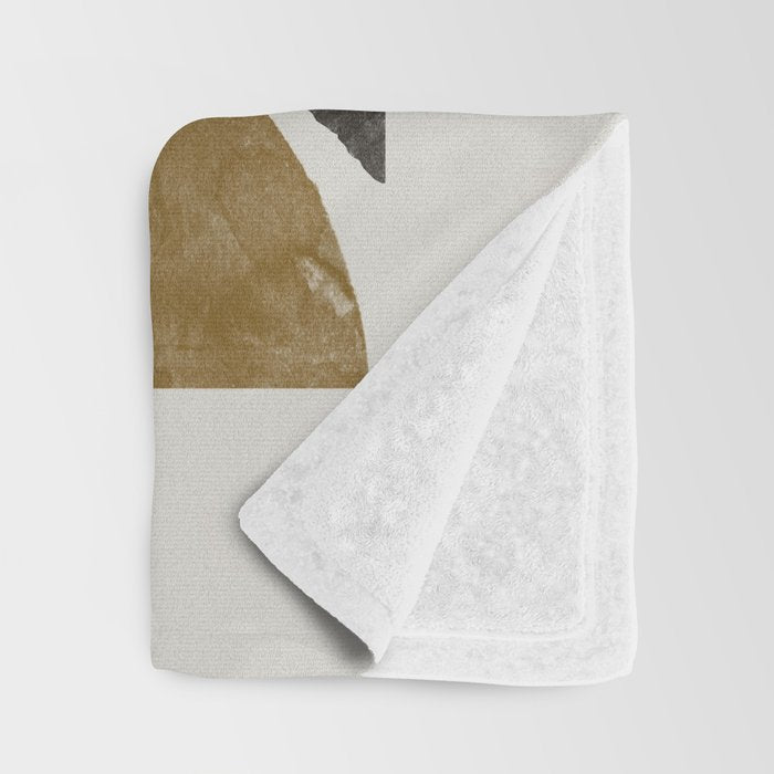 Shape Study Art Throw Blanket Gallery Image 3