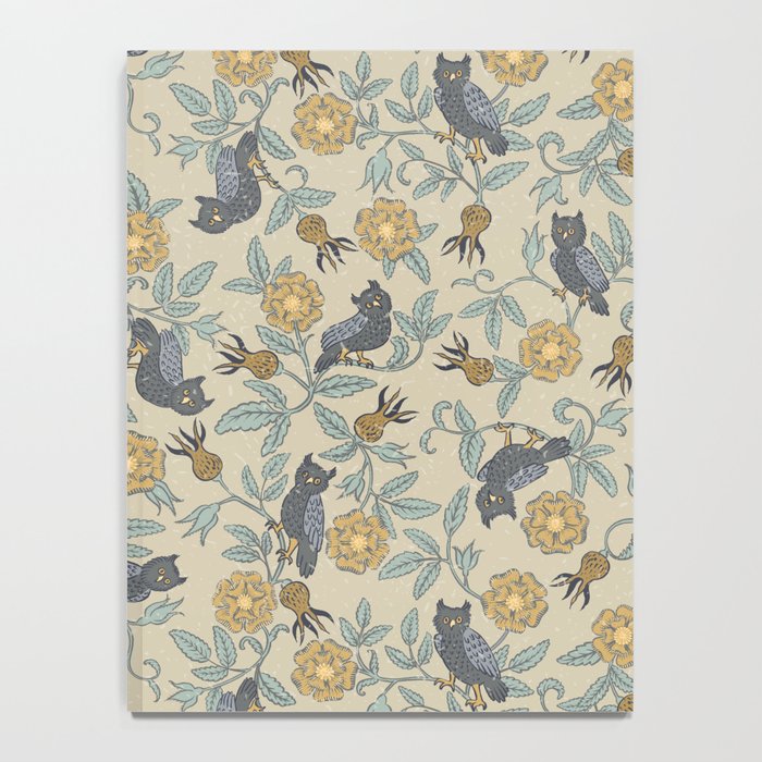 Tudor Owls in Grey Notebook Gallery Image 4
