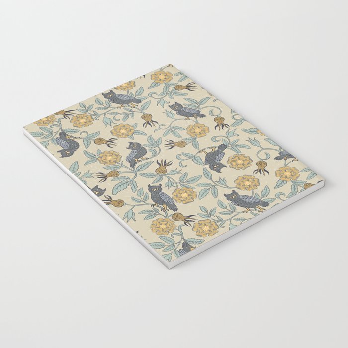 Tudor Owls in Grey Notebook Gallery Image 3