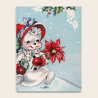 Vintage Christmas Snowman, Retro Christmas Notebook Gallery Image 4