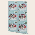 Vintage Christmas Snowman, Retro Christmas Wallpaper Gallery Image 2
