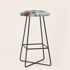 Vintage Christmas Snowman, Retro Christmas Stool Gallery Image 1