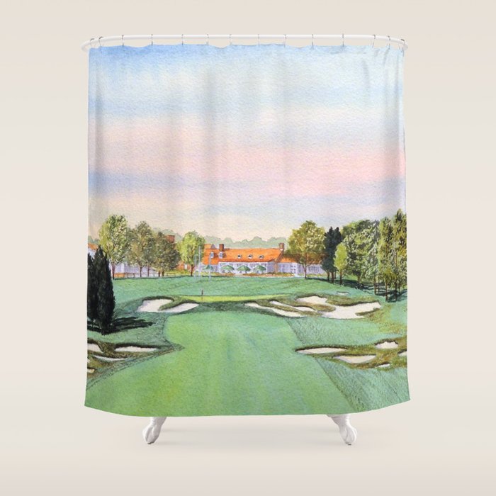 Bethpage State Park Golf Course Shower Curtain Gallery Image 1