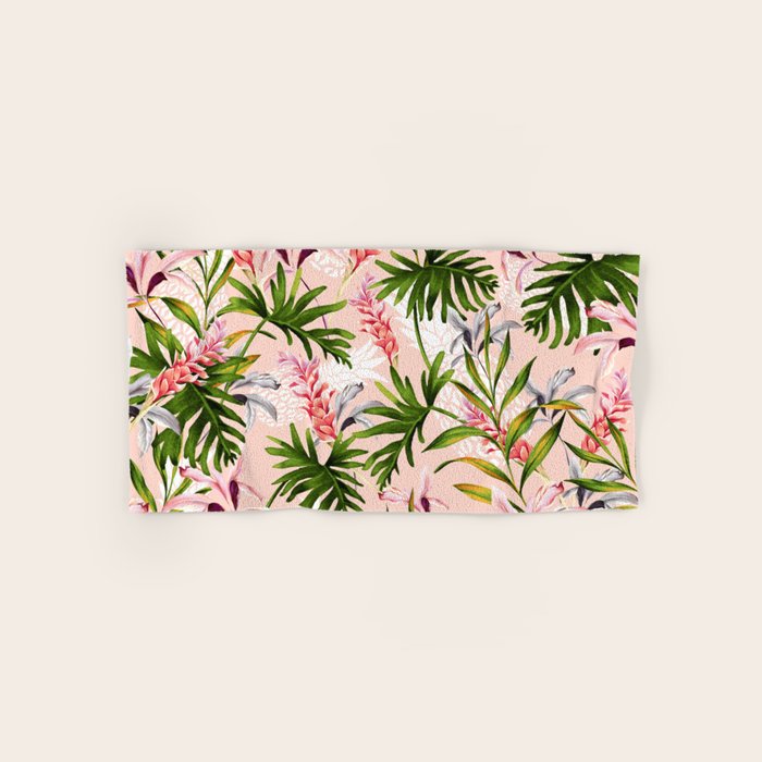 Tropical nature pattern Bath Towel Gallery Image 1