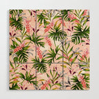 Tropical nature pattern Wood Wall Art Gallery Image 1
