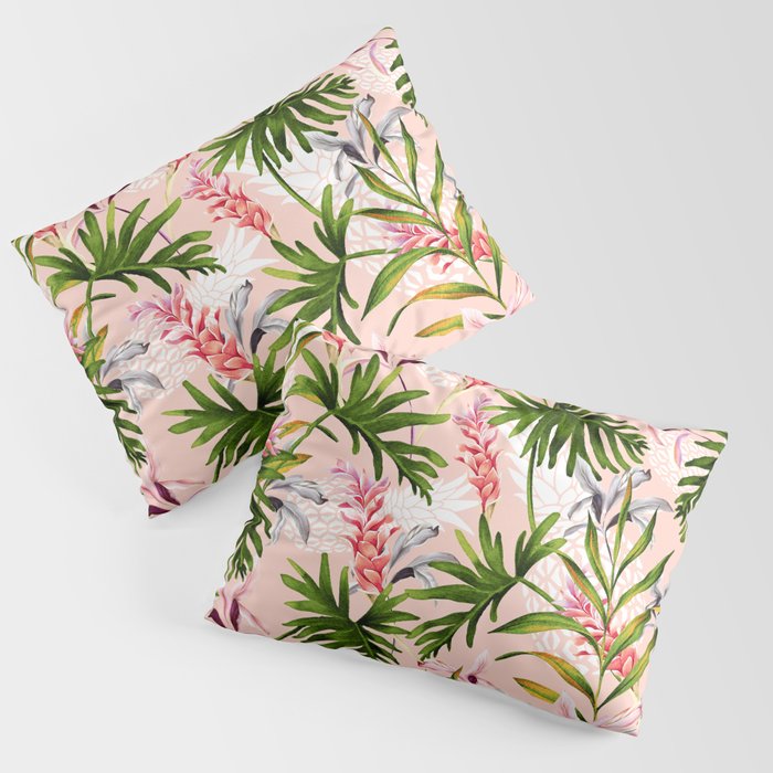 Tropical nature pattern Pillow Sham Gallery Image 3