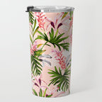 Tropical nature pattern Travel Mug Gallery Image 3