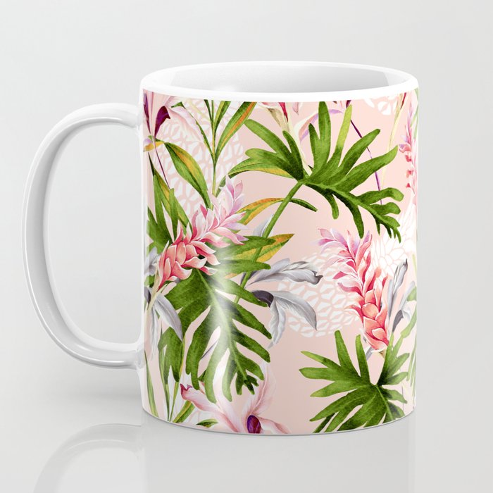 Tropical nature pattern Coffee Mug Gallery Image 3