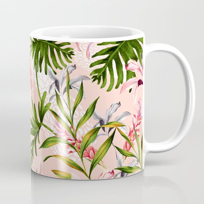 Tropical nature pattern Coffee Mug Gallery Image 1