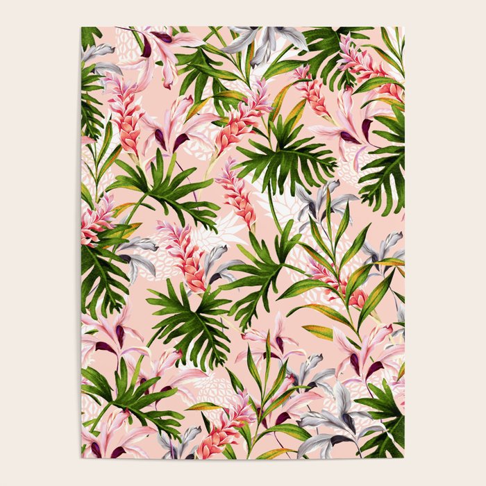 Tropical nature pattern Poster Gallery Image 4