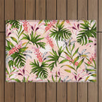 Tropical nature pattern Outdoor Rug Gallery Image 1