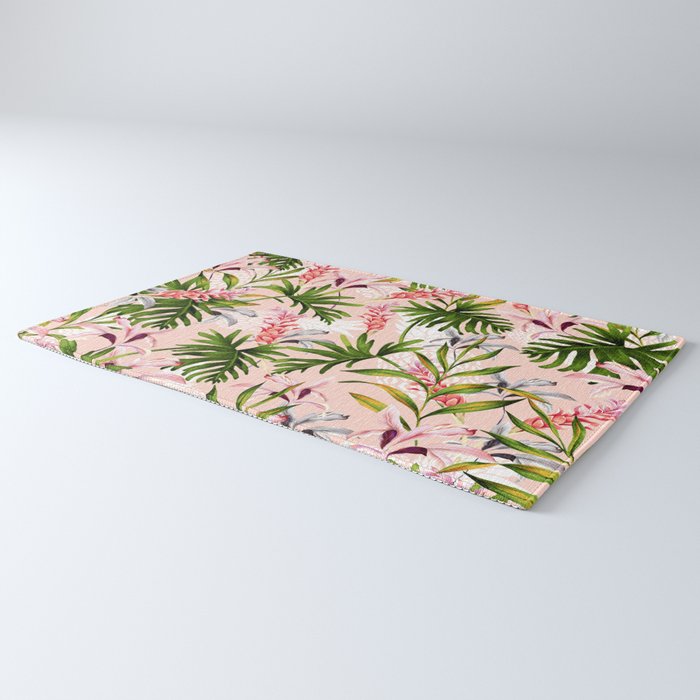 Tropical nature pattern Rug Gallery Image 3