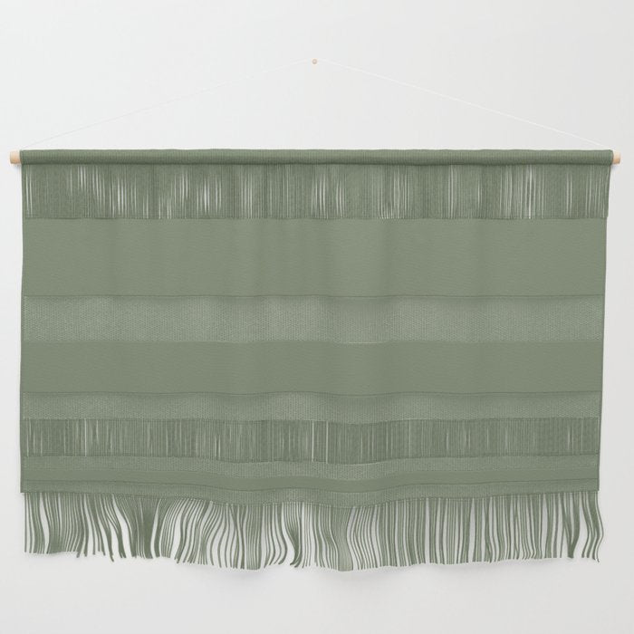 Khaki Green Solid Color Wall Hanging Gallery Image 1
