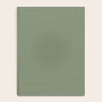 Khaki Green Solid Color Notebook Gallery Image 4