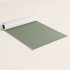 Khaki Green Solid Color Yoga Mat Gallery Image 2