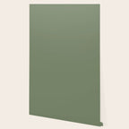 Khaki Green Solid Color Wallpaper Gallery Image 2
