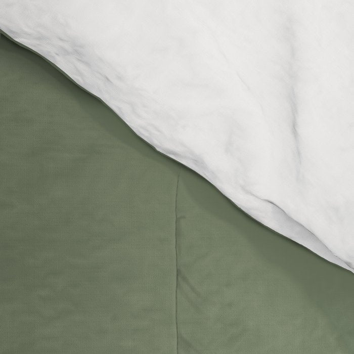 Khaki Green Solid Color Comforter Gallery Image 4