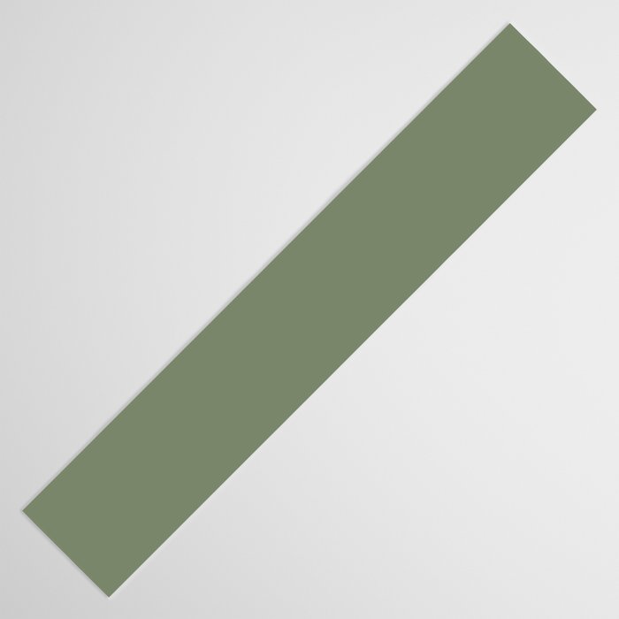 Khaki Green Solid Color Table Runner Gallery Image 3