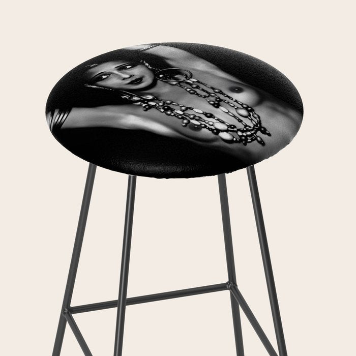 Jazz Age Josephine Baker in Folies Bergère Bananas Costume black and white photography Stool Gallery Image 2