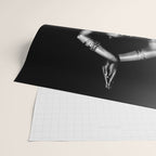 Jazz Age Josephine Baker in Folies Bergère Bananas Costume black and white photography Wrapping Paper Gallery Image 2