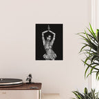 Jazz Age Josephine Baker in Folies Bergère Bananas Costume black and white photography Poster Gallery Image 2