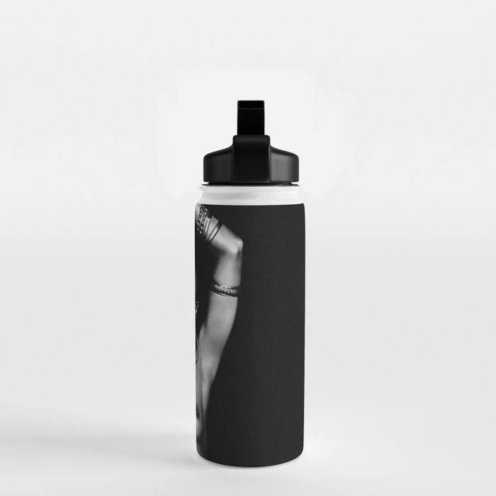 Jazz Age Josephine Baker in Folies Bergère Bananas Costume black and white photography Water Bottle Gallery Image 2