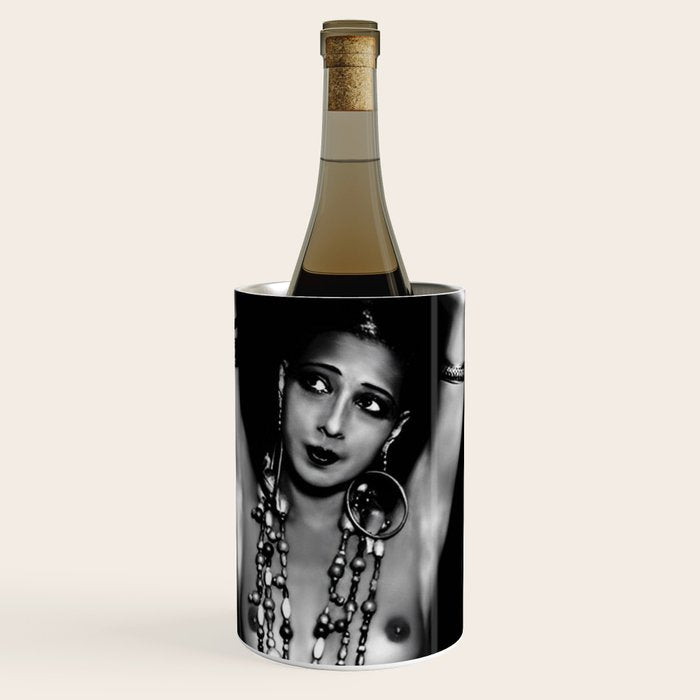Jazz Age Josephine Baker in Folies Bergère Bananas Costume black and white photography Wine Chiller Gallery Image 1