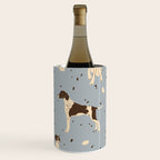 animalistic seamless pattern with hunting dogs Wine Chiller Gallery Image 1